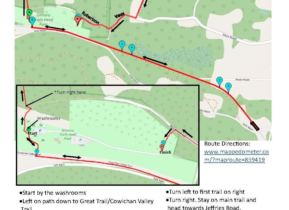 Love Your Valley’s Routes – 8k with 75% or more of the route on a trail