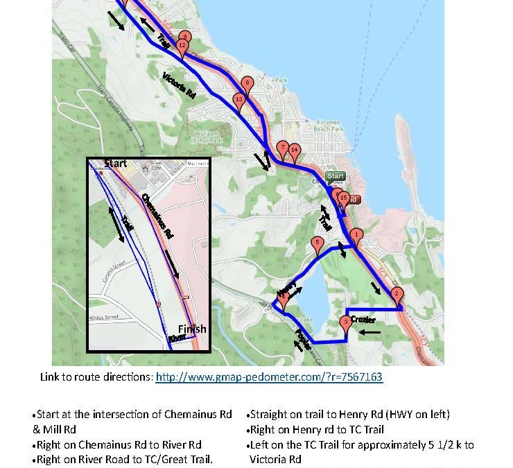 Love Your Valley’s Routes 15k